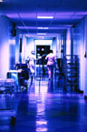 Imagen del pasillo de un hospital.