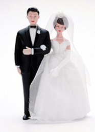 Mu�ecos de pastel de bodas